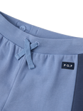 Polarn O. Pyret Kid's Cotton Cargo Joggers, Blue