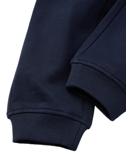 Polarn O. Pyret Kid's Cotton Joggers, Blue - view 2, Blue