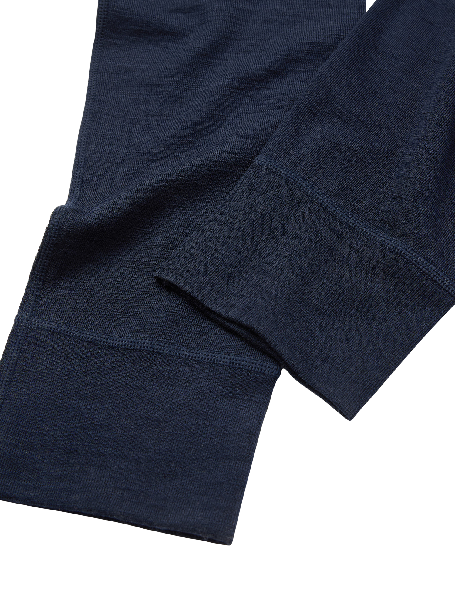 Product image 3 of 3, which shows Polarn O. Pyret Kids' Merino Wool Long Johns, Blue, 4-6 years