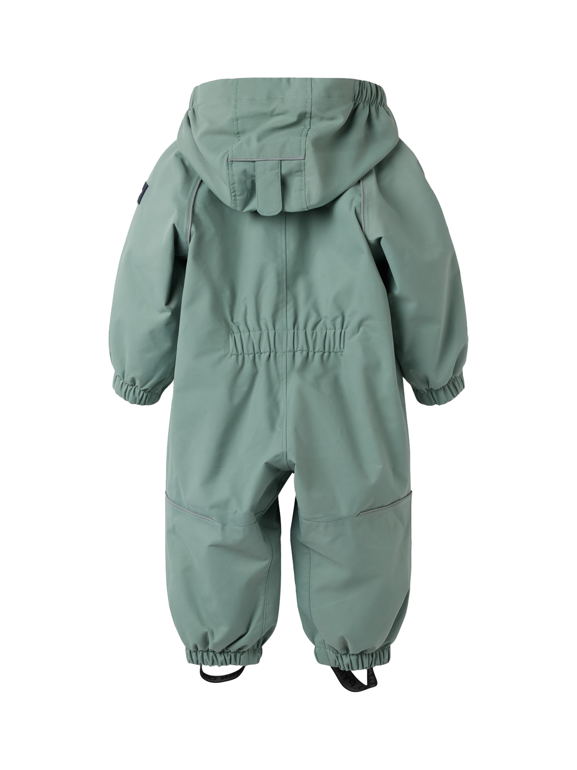 Product image 8 of 8, which shows Polarn O. Pyret Kids' Waterproof Puddlesuit, Green, 6-9 months