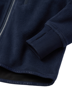 Polarn O. Pyret Kids' Windproof Fleece Jacket, Blue - view 2, Blue