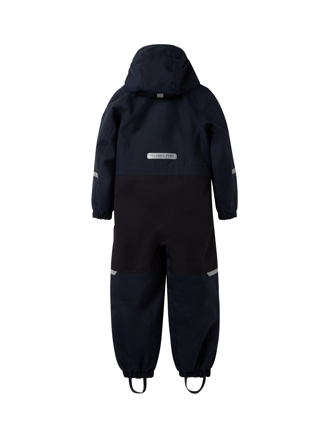 Product image 7 of 7, which shows Polarn O. Pyret Kids' Waterproof Puddlesuit, Blue, 6-9 months