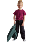 Polarn O. Pyret Kids' Cotton Pocket T-Shirt, Pink