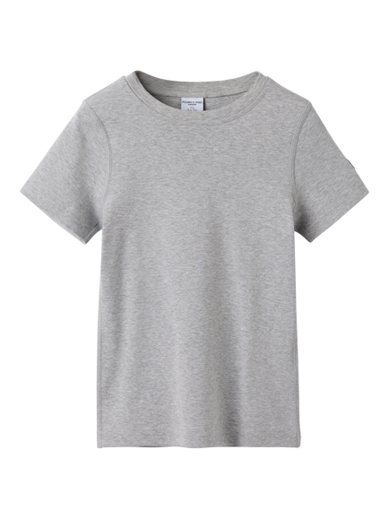 Polarn O. Pyret Kids' Cotton Regular Fit Short Sleeve T-Shirt, Grey, Grey