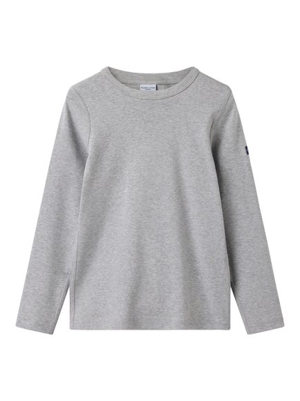 Polarn O. Pyret Kids' Cotton Regular Fit Long Sleeve T-Shirt, Grey - view 2, Grey