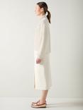 L.K.Bennett Polly V-Neck Jumper, Cream