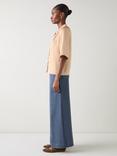 L.K.Bennett Amber Button Down Short Sleeve Blouse