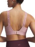 Under Armour Infinity High 2.0 Sports Bra, Pink / Maroon Mist