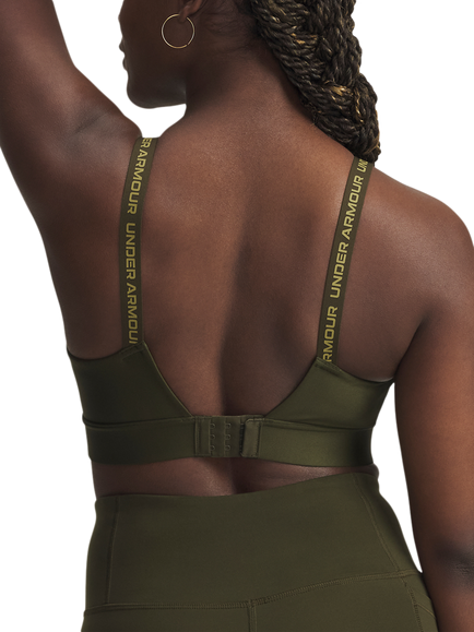 Under Armour Infinity Mid 2.0 Padded Sports Bra - view 2, Expedition Green