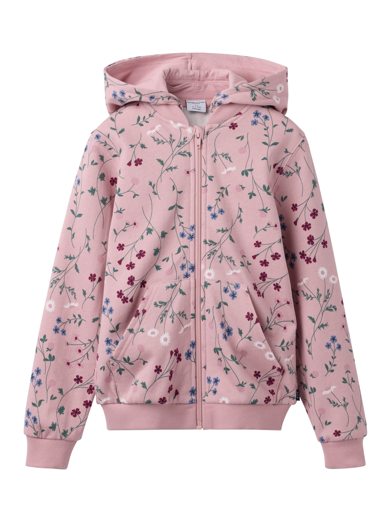 Cotton Hoodie Off White Pink Flower Hoodie Vintage Flower Hoodie