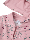 Polarn O. Pyret Kids' Cotton Floral Print Hoodie