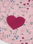 Polarn O. Pyret Kids' Cotton Floral Print Tunic, Pink