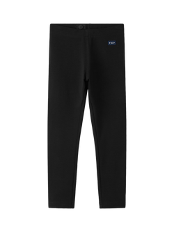 Polarn O. Pyret Kids' Plain Leggings, Black, Black