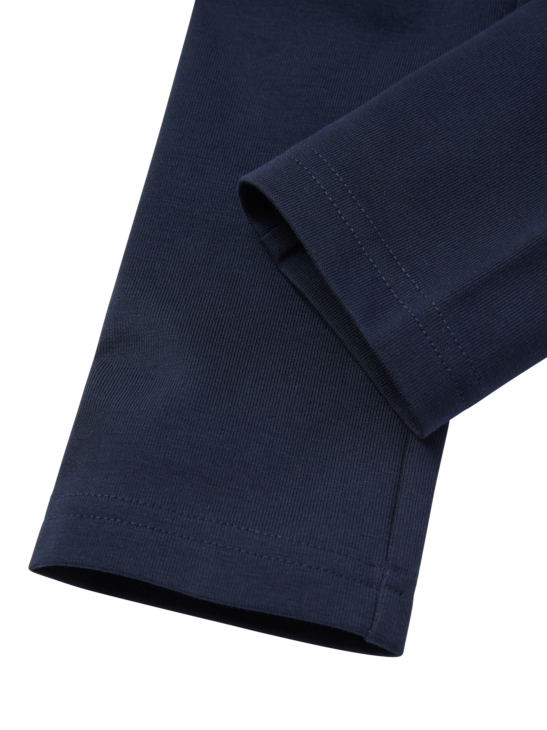 Product image 4 of 4, which shows Polarn O. Pyret Kids' Classic Leggings, Blue, 3-4 years