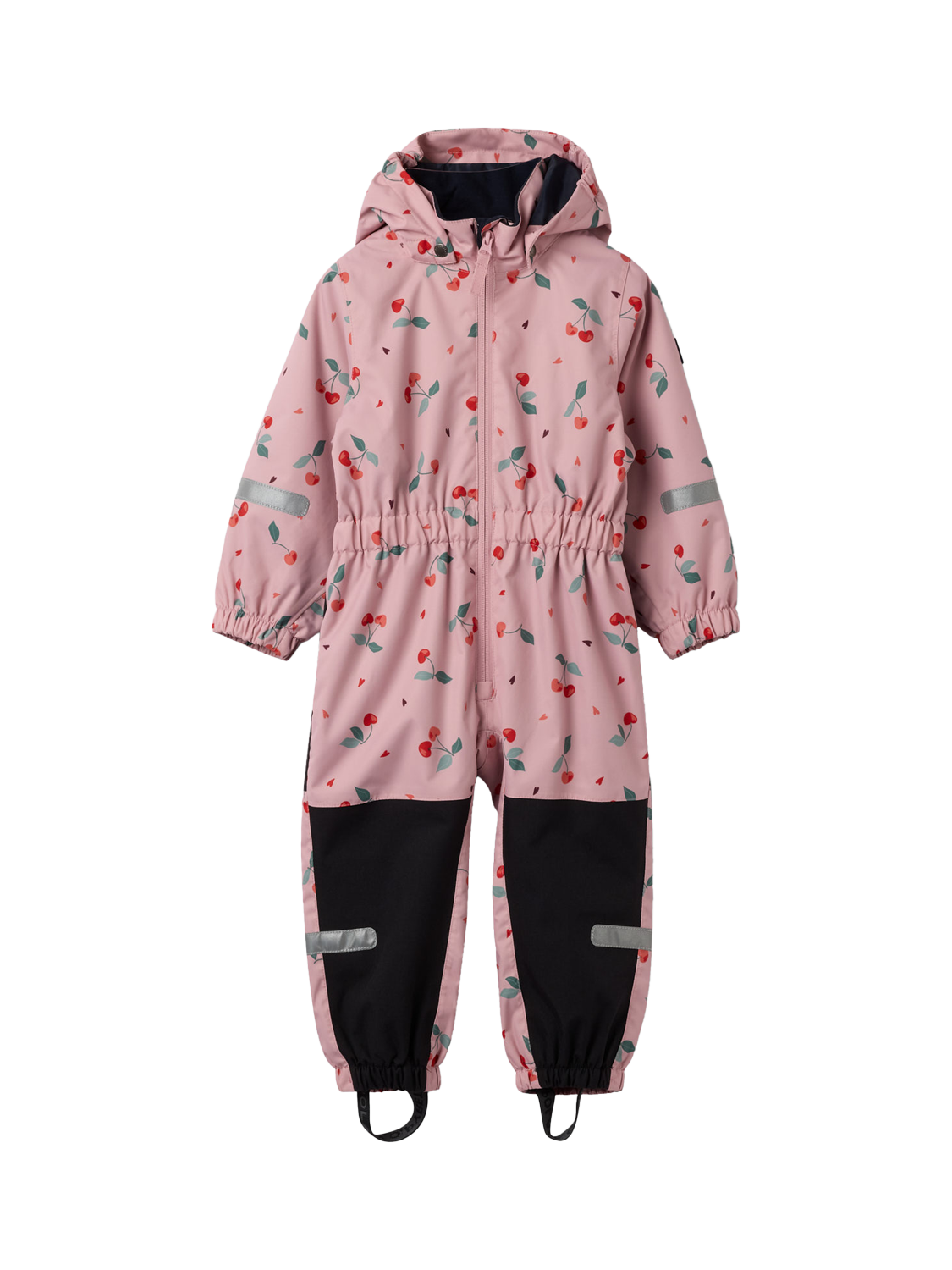 Polarn O. Pyret Kids' Waterproof Puddlesuit, Pink