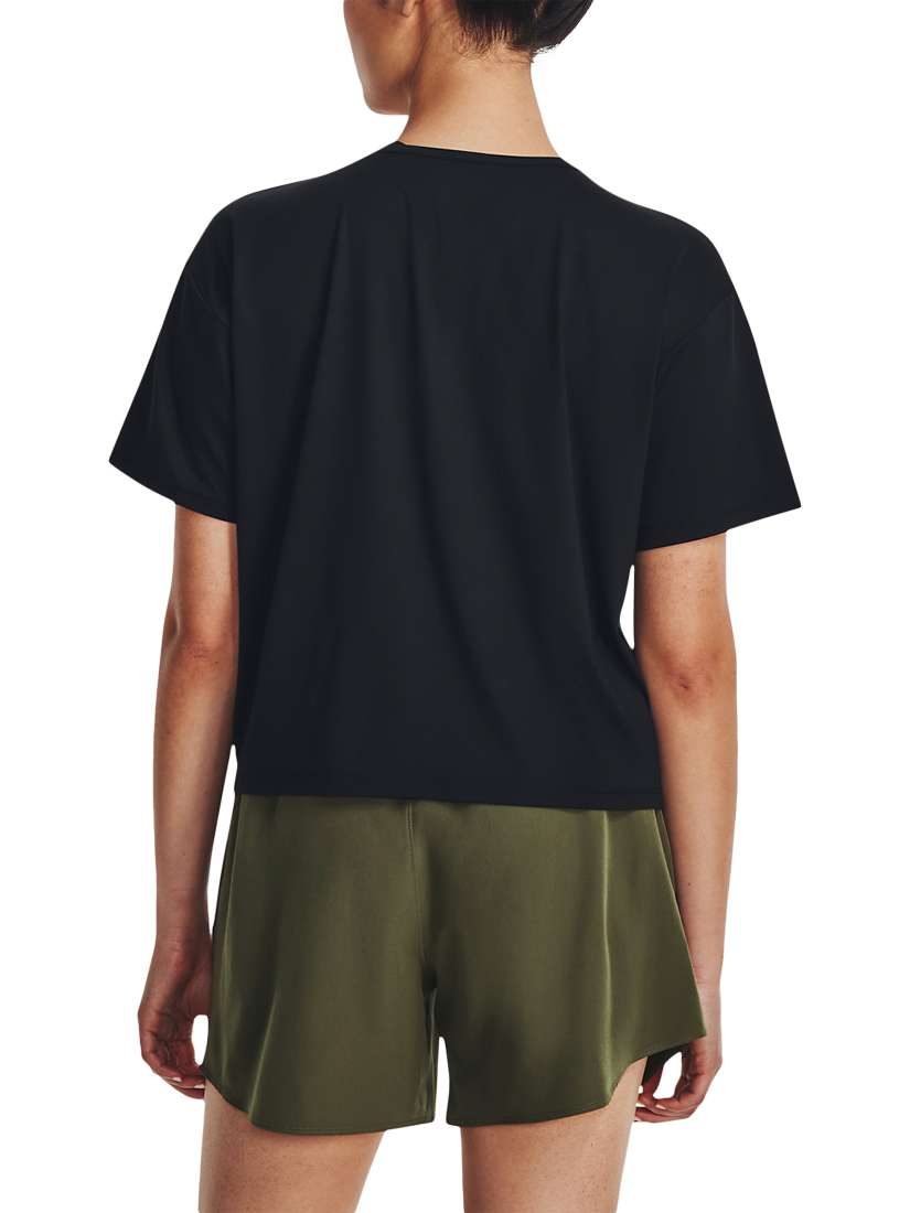 Product image 2 of 5, which shows Under Armour Motion Short Sleeve T-Shirt, Black /Jet Gray, XS