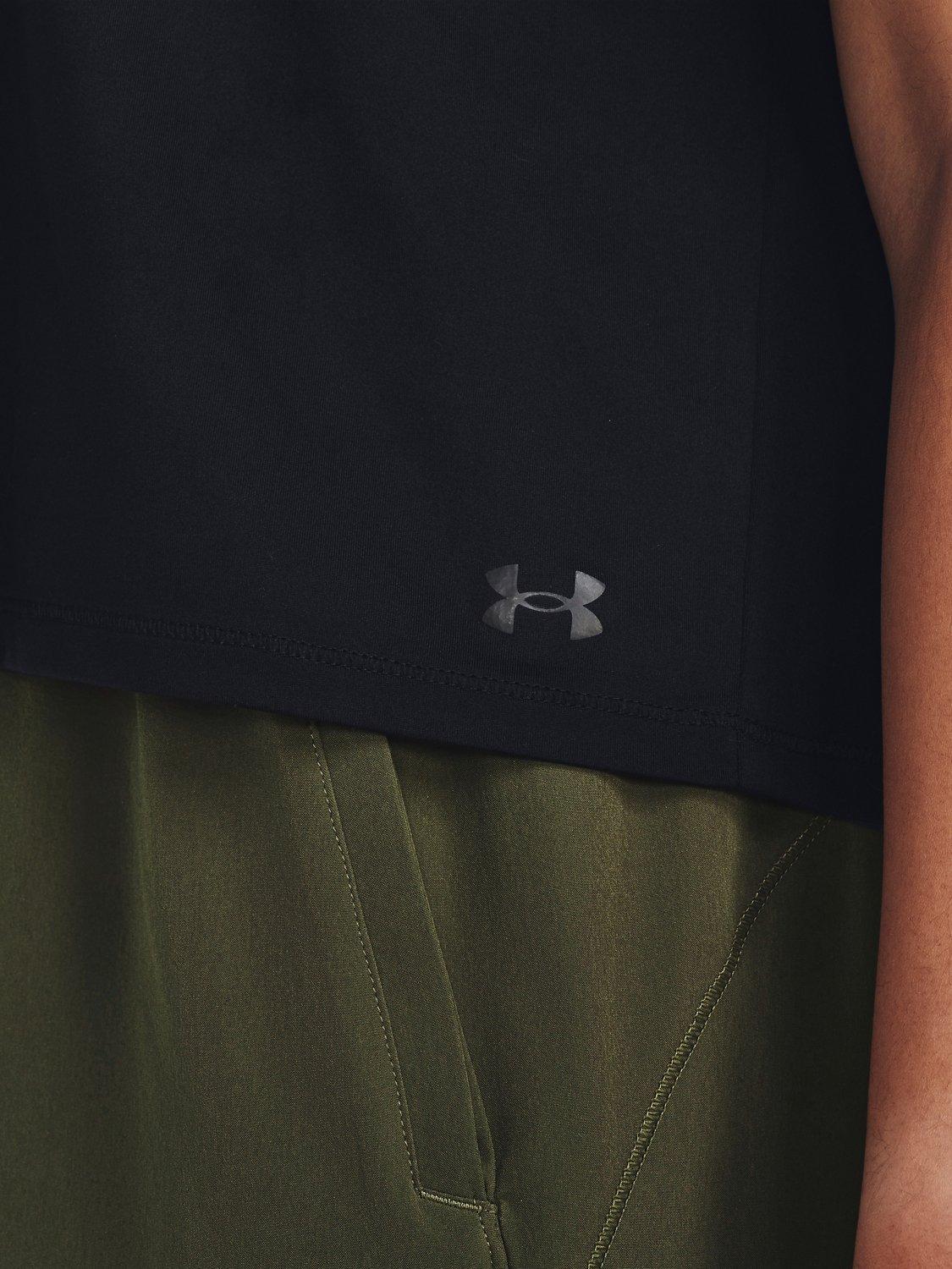 Product image 3 of 5, which shows Under Armour Motion Short Sleeve T-Shirt, Black /Jet Gray, XS