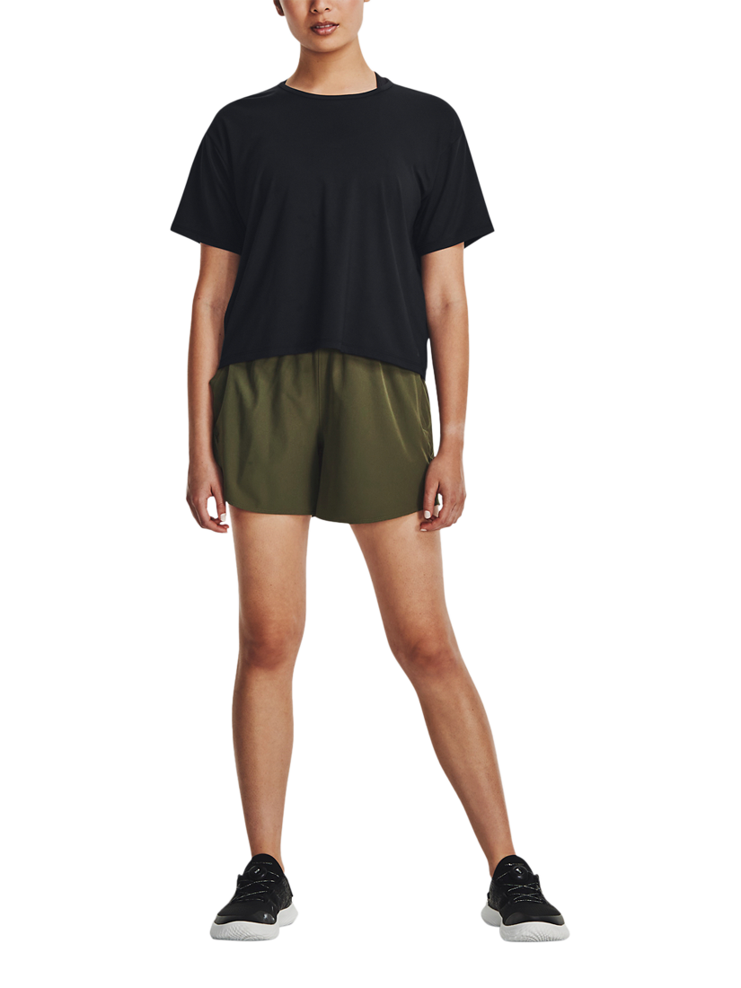 Product image 4 of 5, which shows Under Armour Motion Short Sleeve T-Shirt, Black /Jet Gray, XS