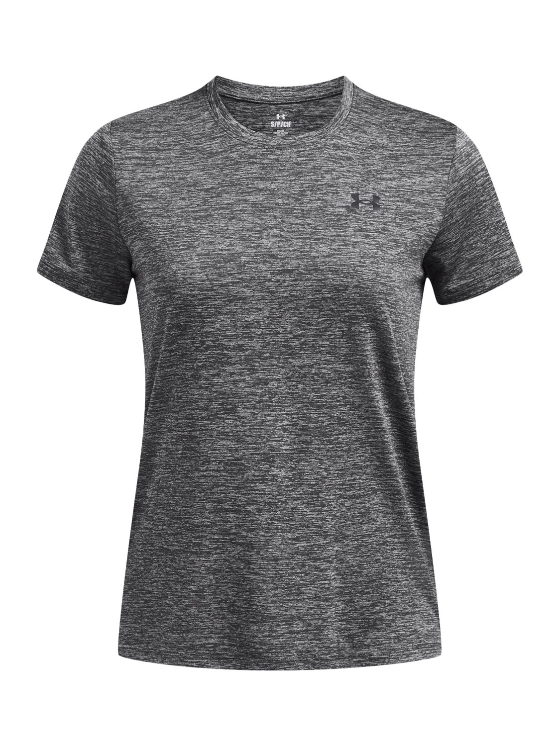 Product image 4 of 4, which shows Under Armour Tech Short Sleeve Sports Top, Castlerock / Black, XS