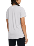 Under Armour Tech Twist Short Sleeve Sports Top, Halo Gray /White