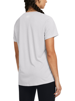 Under Armour Tech Twist Short Sleeve Sports Top - view 2, Halo Gray /White