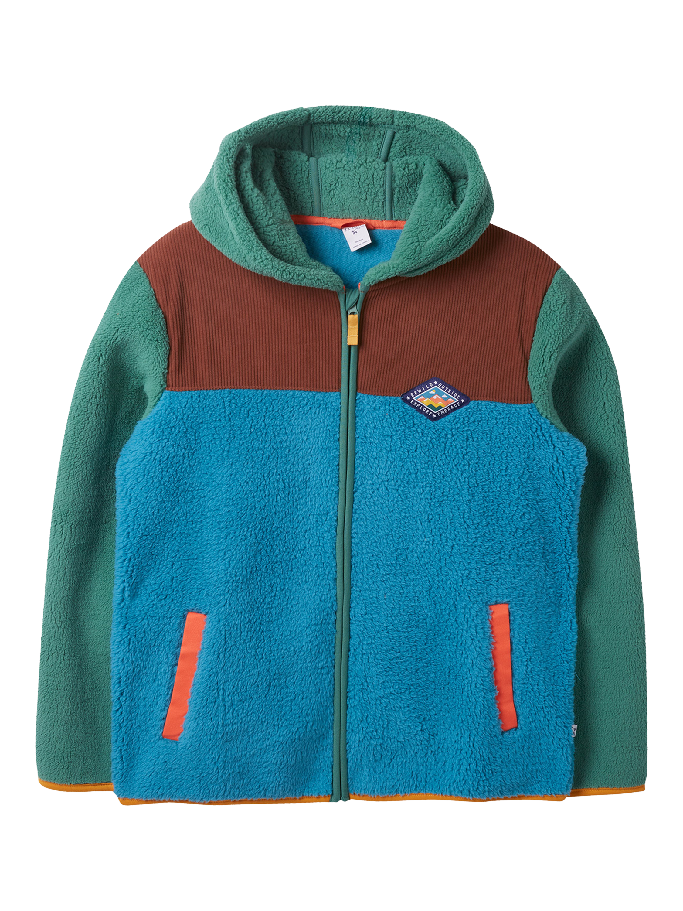 Product image 1 of 3, which shows Frugi Grown Ups Bracken Jacket, Multi, S