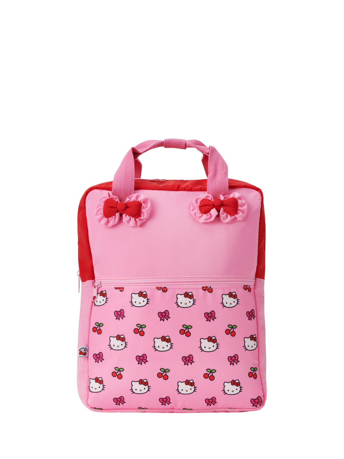 Product image 1 of 3, which shows Small Stuff Kids' Hello Kitty Rucksack, Pink, One Size