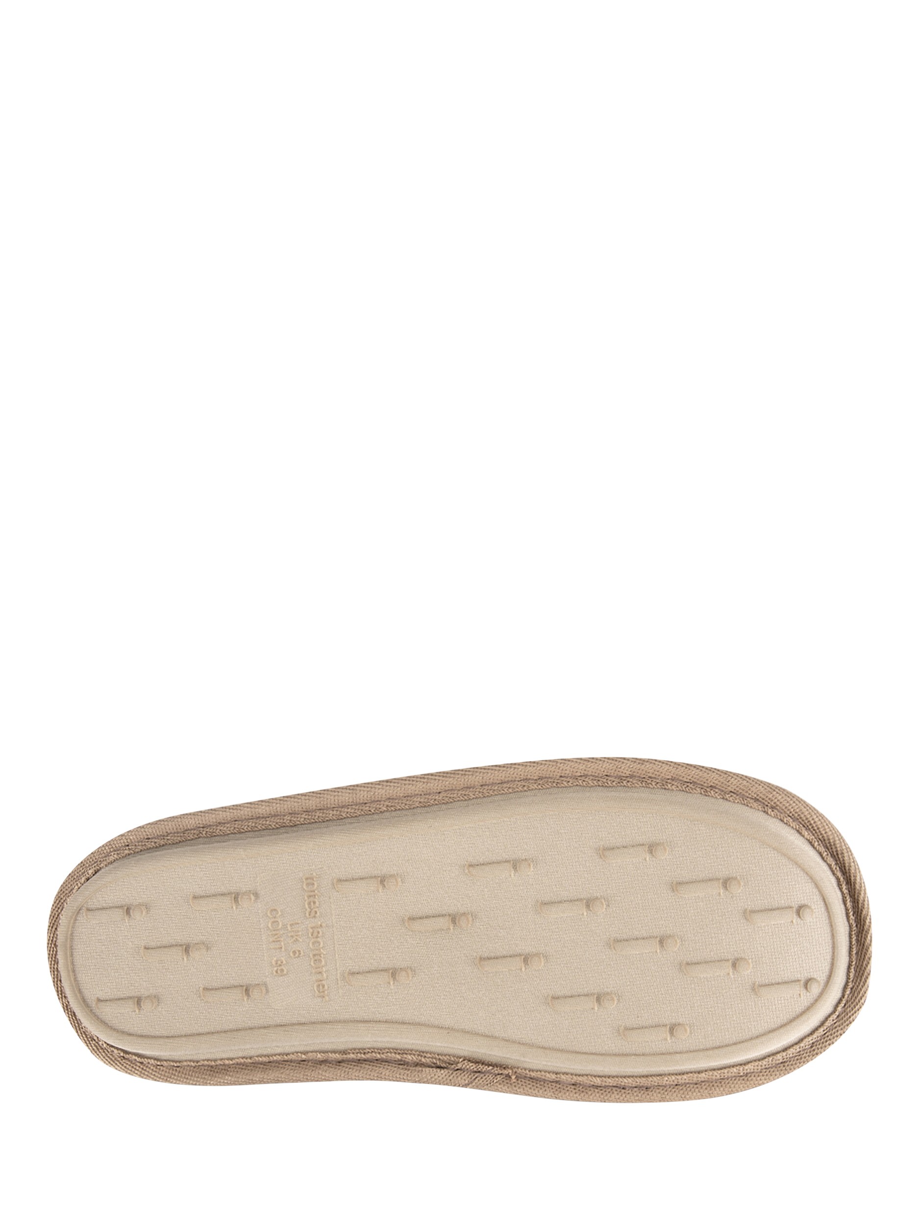 Product image 6 of 6, which shows totes Isotoner Women's Animal Fur Mule Slippers, Multi, 4