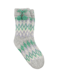 totes toasties Women's Fair Isle Chenille Slipper Socks, Fairisle