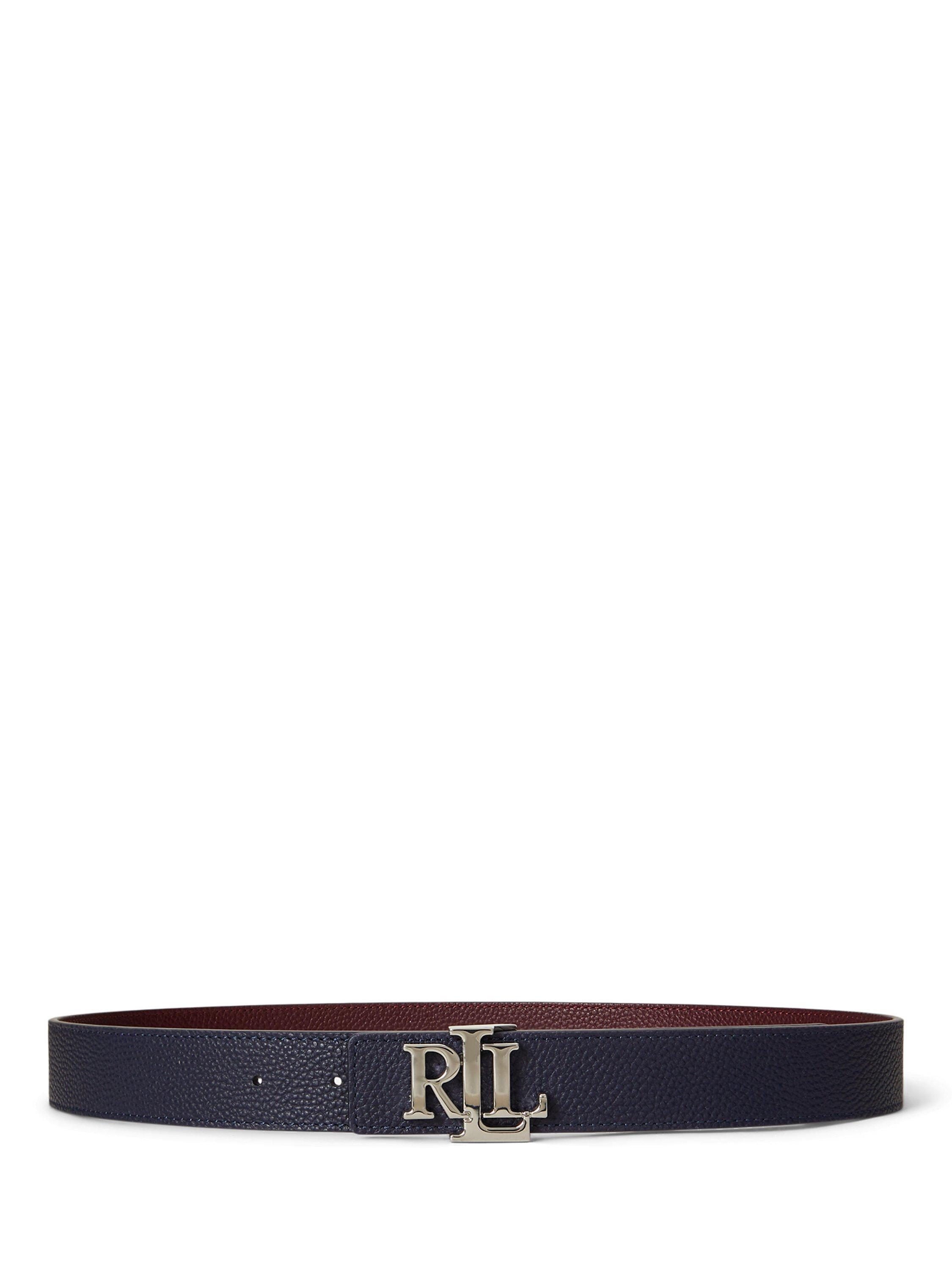Ralph Lauren Reversible Pebbled Leather Belt