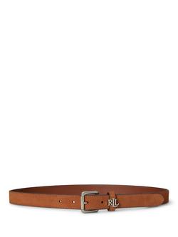 Ralph Lauren Suede Skinny Belt, Lauren Tan, Lauren Tan