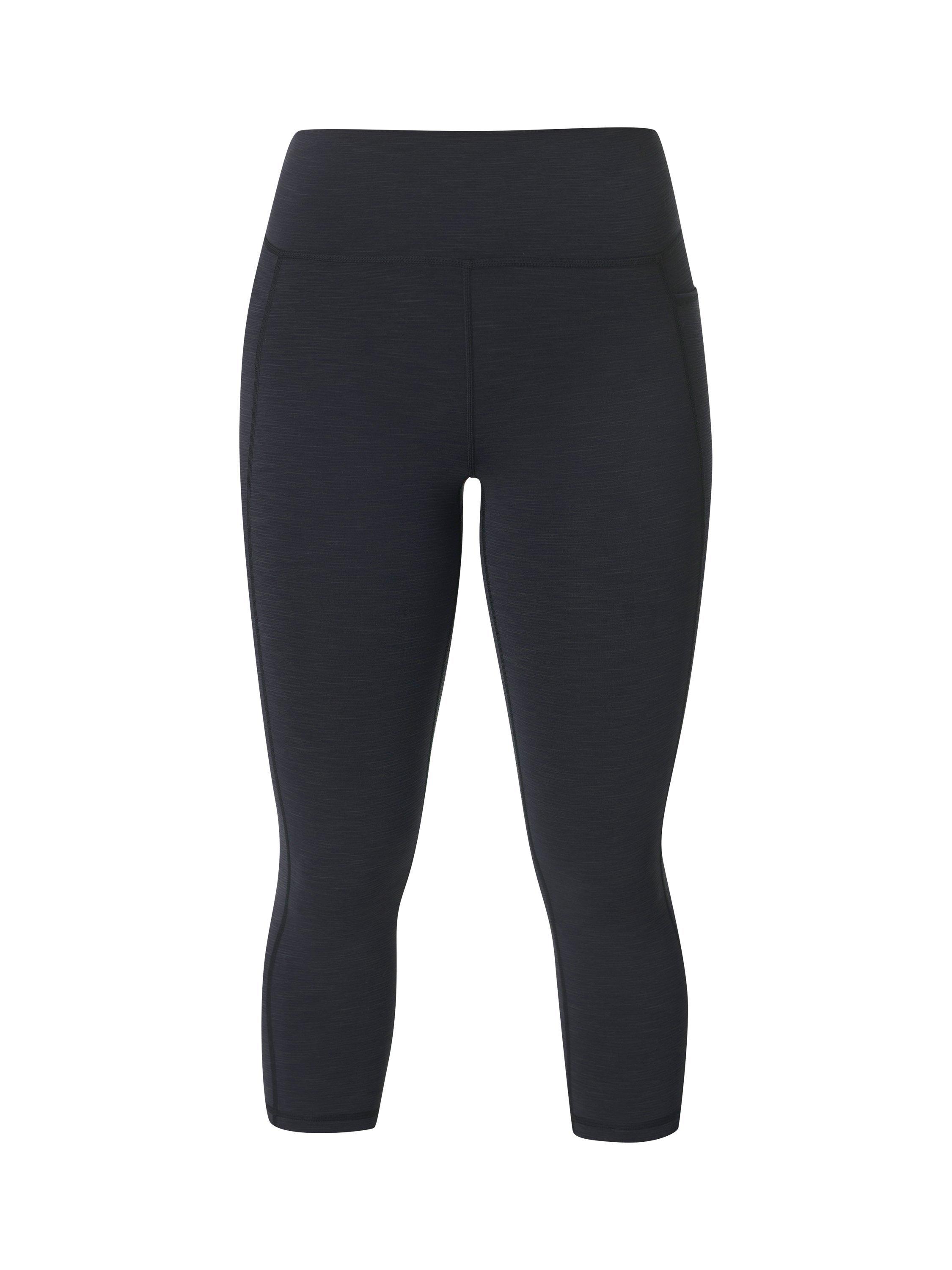 Product image 5 of 7, which shows Sweaty Betty Super High Waisted Sculpt 7/8 Workout Leggings, Black Marl, XXS
