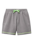 Benetton Kids' Jersey Shorts, Grey