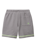 Benetton Kids' Jersey Shorts, Grey