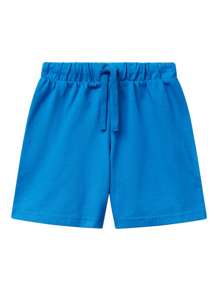 Benetton Kids' Jersey Shorts, Blue