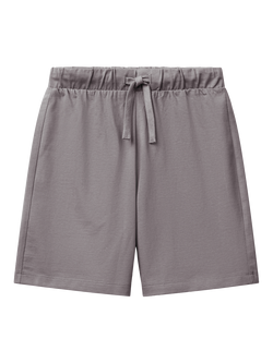 Benetton Kids' Drawstring Bermuda Shorts, Medium Grey