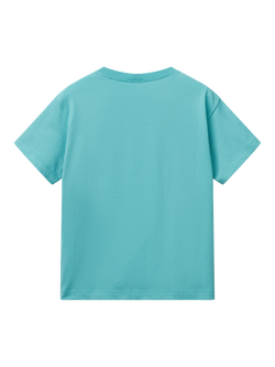 Benetton Kids' Crew Neck T-Shirt - view 2, Teal