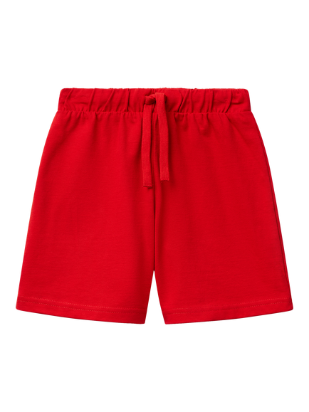 Benetton Kids' Jersey Shorts, Red