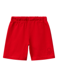 Benetton Kids' Jersey Shorts, Red