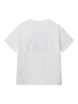 Benetton Kids' Crew Neck T-Shirt - view 2, White