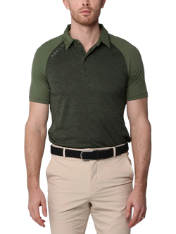 REFLO Tummel Short Sleeve Polo Shirt, Pine Green