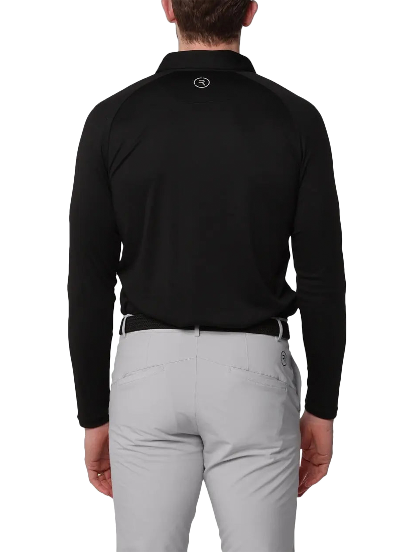 Product image 2 of 6, which shows REFLO Bannock Golf Polo Neck Top, Black, XL