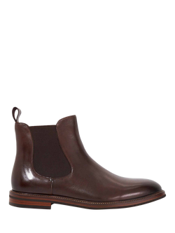 Dune London Maisen Leather Ankle Boots, Brown