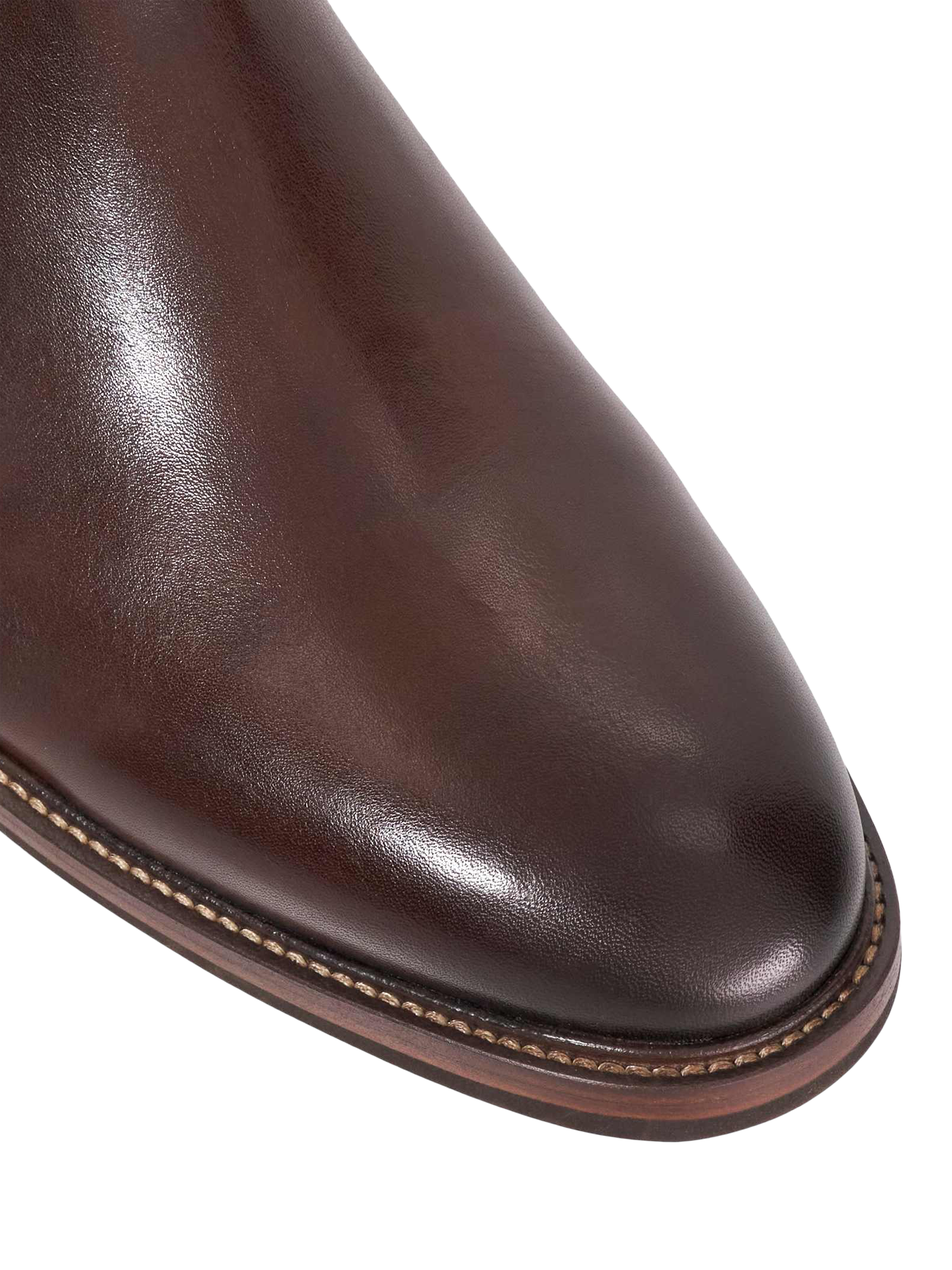 Product image 5 of 5, which shows Dune London Maisen Leather Ankle Boots, Brown, 40