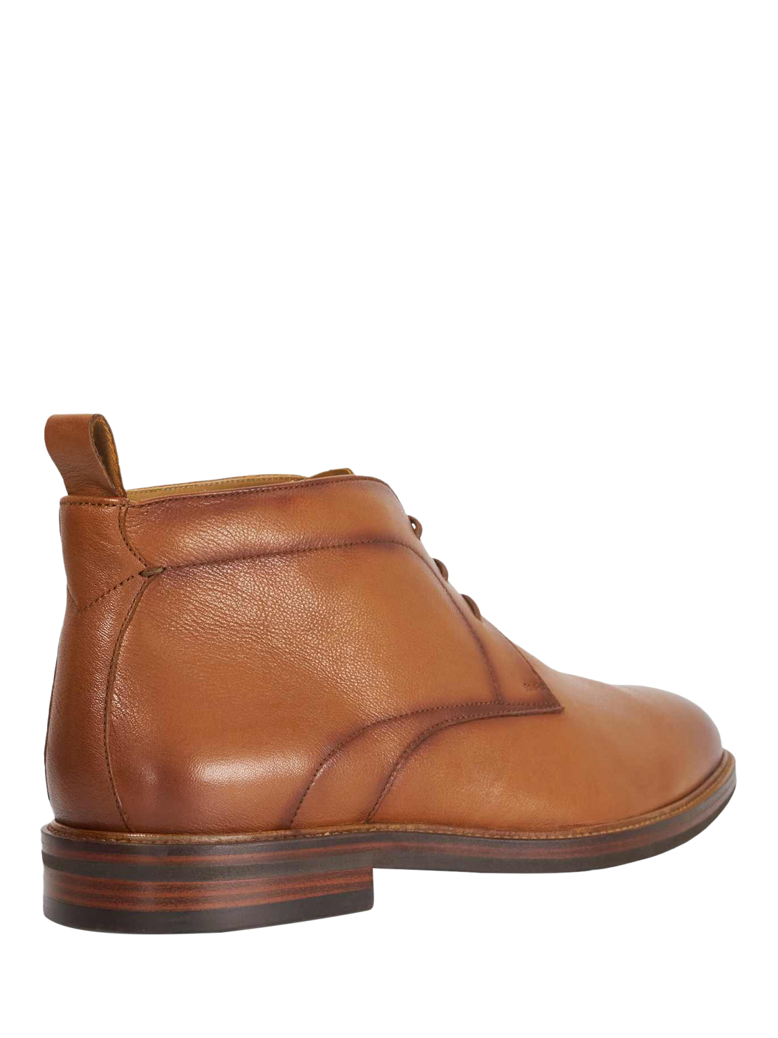 Product image 3 of 5, which shows Dune London Maxxy Leather Chukka Boots, Tan, EU43