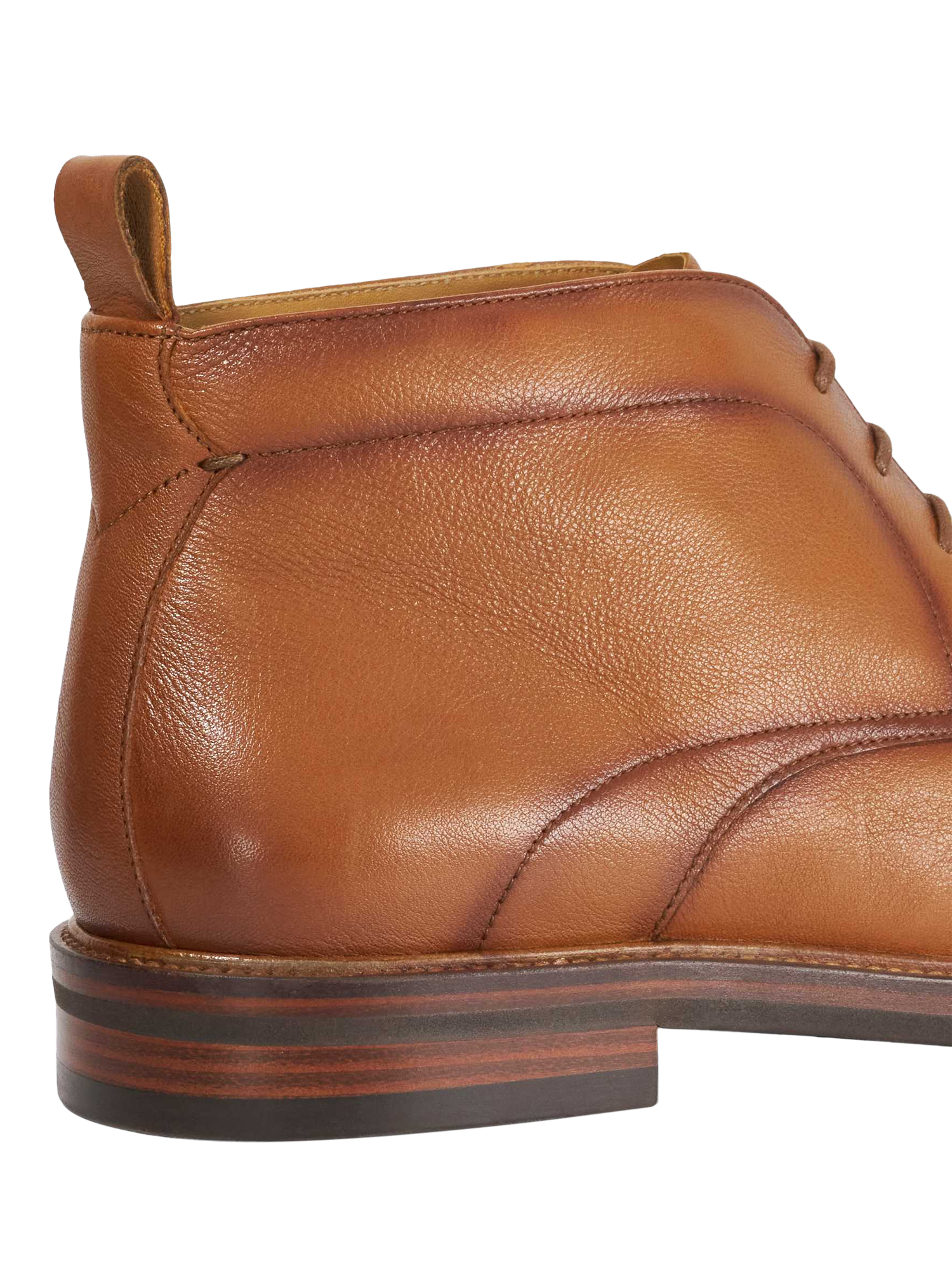 Product image 5 of 5, which shows Dune London Maxxy Leather Chukka Boots, Tan, EU43