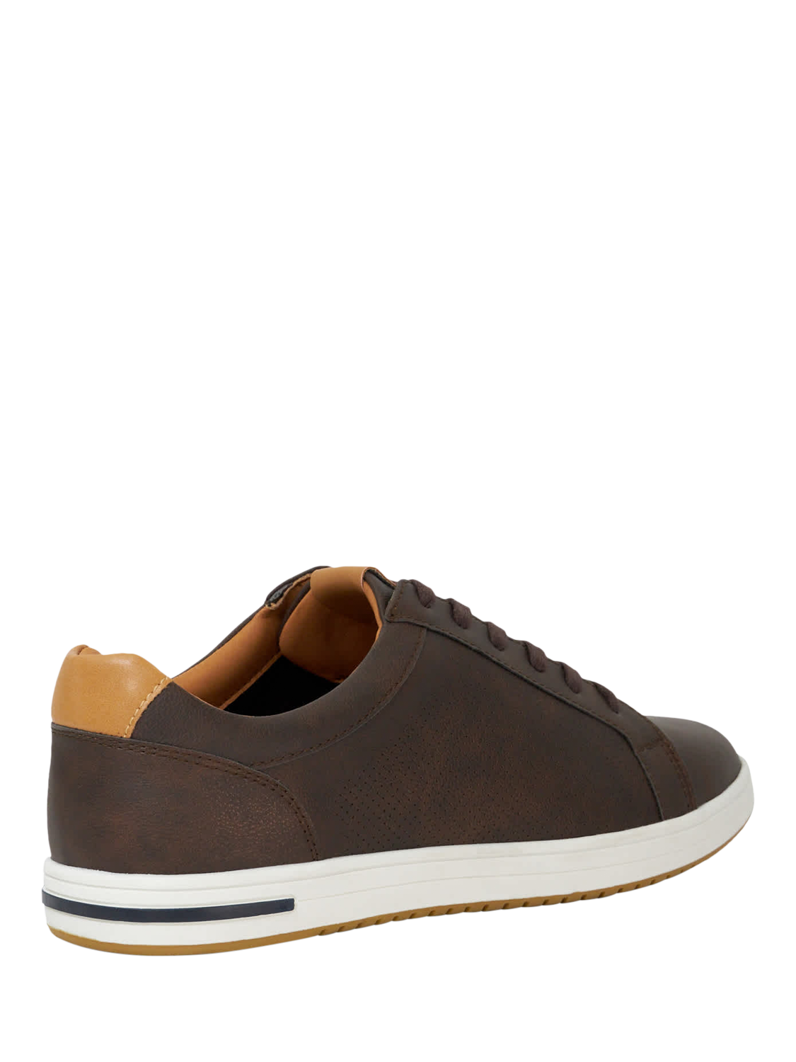 Product image 3 of 5, which shows Dune London Tezzy Lace Up Trainers, Brown, EU40