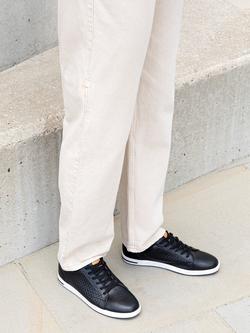 Dune London Tezzy Weave Lace Up Trainers - view 2, Black
