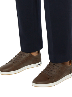 Dune London Tezzy Weave Lace Up Trainers - view 2, Brown