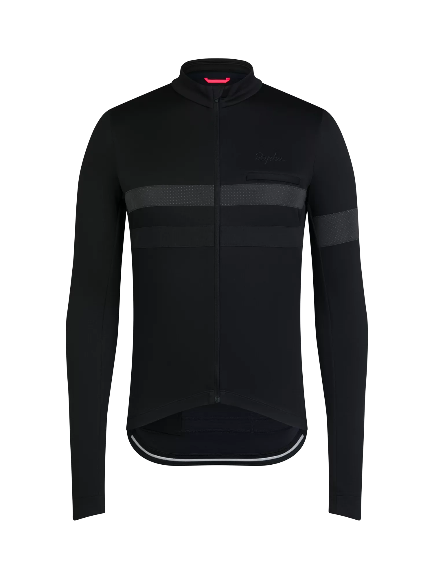 ウェア Rapha. BREVET LONG SLEEVE JERSEY Rapha Men's Brevet Long Sleeve Jersey, Black